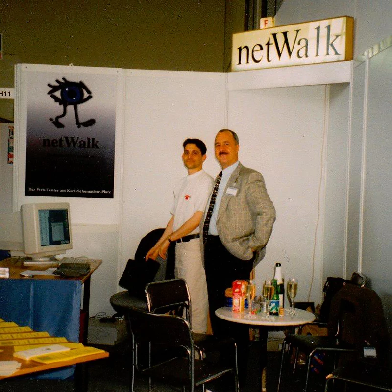 Erste Trade Fair at Internet World in Berlin in 1998 at Messe Berlin