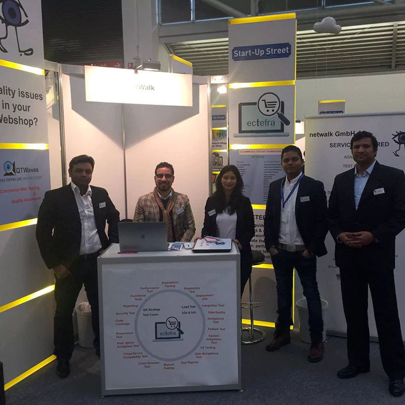 Internet World Messe in München 2017- Ectefra Stall